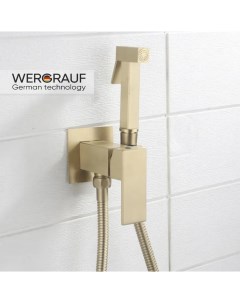 Смеситель с гигиеническим душем FH 01GL 220030 Wergrauf
