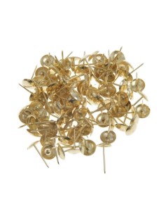 Гвозди декоративные 18 5х10 мм цвет золото в упаковке 100 шт Tundra