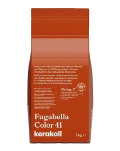 Затирка гибридная Fugabella Color цвет 41 красно коричневый 3 кг Kerakoll