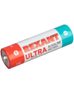 Ультра алкалиновая батарейка AA LR6 1 5 V 2 шт блистер цена за упаковку из 2ух шт 30 102 Rexant