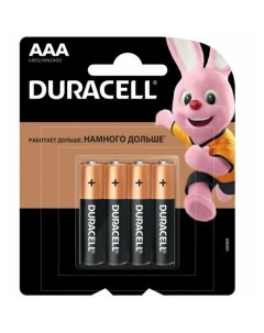 Батарейки Basic AAA 4 шт Duracell