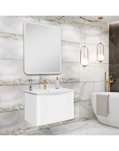 Мебель для ванной Тоскана 60 с зеркалом Руан 60х80 белый Runo