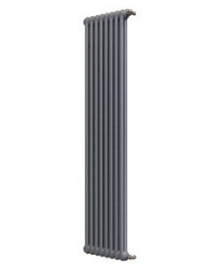 Стальной трубчатый радиатор 2180 08секций с бок подводк 3 4цвет Антрацит металлик Arbonia