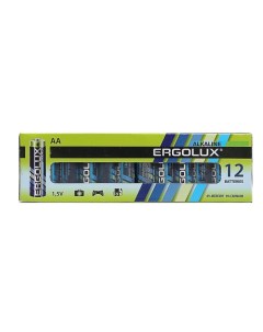 Батарейка алкалиновая AA LR6 12BOX LR6 BP 12 1 5В набор 12 шт Ergolux