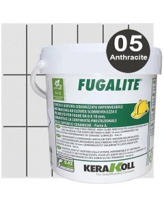 Затирка эпоксидная FUGALITE ECO Цвет 05 Anthracite Антрацит 3 кг Kerakoll