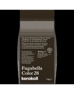Затирка гибридная FUGABELLA COLOR Цвет 28 Горький шоколад 3 кг Kerakoll