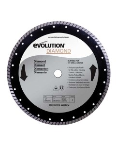 Диск алмазный RAGEBLADE355DIAMOND 355х25 4х2 для резки кирпича бетона Evolution