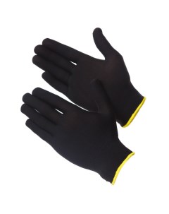 Нейлоновые перчатки Touch черные 12 пар размер S Gward
