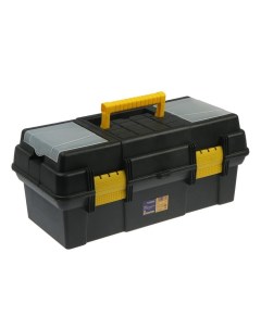Ящик для инструмента ТУНДРА 19 490 х 245 х 215 мм пластиковый лоток два органайзера Tundra