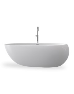 Акриловая ванна Swan SB227 170x95 Black&white