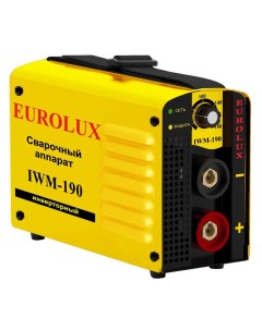 Сварочный аппарат инверторный IWM190 190 ампер комплект кабелей Eurolux