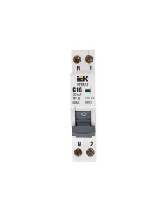 Автоматический выключатель дифференциального тока ARMAT B06S 1P NP C16 30мА тип A 18м Iek
