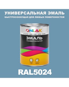 Эмаль Универсальная RAL5024 по металлу по ржавчине для дерева бетона пластика Onlak