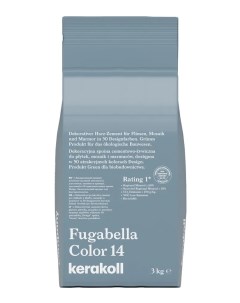 Затирка гибридная Fugabella Color цвет 14 серо голубой 3 кг Kerakoll