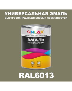 Эмаль Универсальная RAL6013 по металлу по ржавчине для дерева бетона пластика Onlak