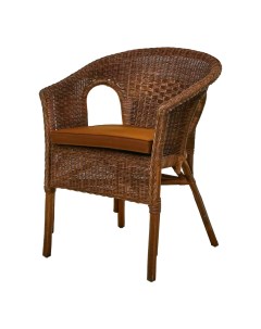 Кресло Berlin коричневое 56 x 58 x 79 см Rattan grand