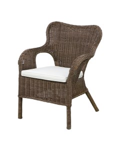 Кресло Dubai с подушкой medium brown Rattan grand