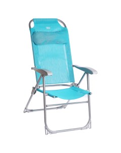 Кресло шезлонг складное К2 75 x 59 x 109 см цвет бирюзовый Nika