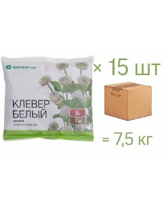 Семена Клевер белый в пакете 0 5 кг упаковка 15 шт Здоровый сад