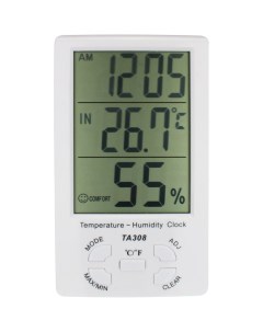 Цифровой термометр гигрометр TA308 Nobrand