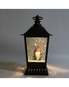 Новогодний светильник Wdl 22004 гном у елки 14954 1 белый теплый Merry christmas