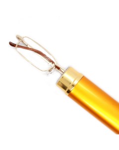 Очки корригирующие 3 25 с футляром ручка узкая для чтения золотистые РЦ 62 64 Moct