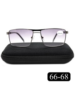 Готовые очки 5009 3 50 c футляром с тонировкой черный РЦ 66 68 Salivio