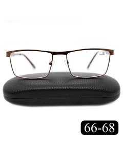 Готовые очки МОСТ 342 M1 для чтения 1 00 с футляром коричневые РЦ 66 68 Moct