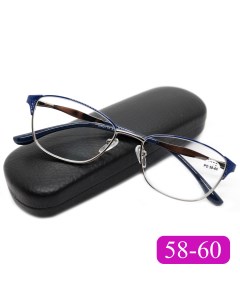 Корригирующие очки для чтения RALH 0715 3 00 c футляром цвет синий РЦ 58 60 Ralph