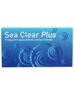 Цветные линзы Sea Clear Plus 3 линзы R 8 6 6 00 Gelflex