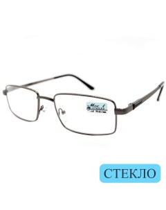 Готовые очки МОСТ 129 M2 со стеклянной линзой 4 00 серый РЦ 62 64 Moct
