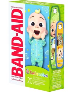 Пластырь Детский с цветными рисунками 20шт Band aid