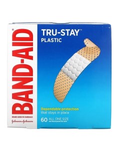 Пластыри бактерицидный 60 шт Band aid