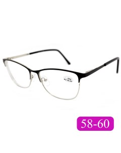 Готовые очки 1611 4 00 без футляра цвет черный РЦ 58 60 Glodiatr