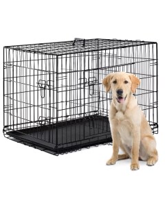 Клетка для собак Cage усиленная сталь размер L 91x57x63см Zdk