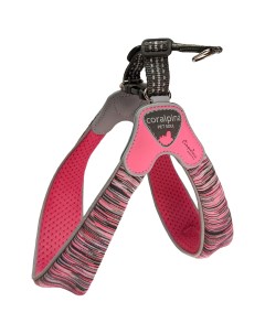 Шлейка для собак PowerMix розовый меланж обхват груди 45 55см Cortina