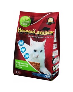 Сухой корм для кошек профилактика мочекаменной болезни 400 г Ночной охотник