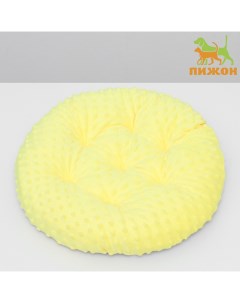 Лежанка для животных желтый текстиль 45 х 45 х 10 см Пижон