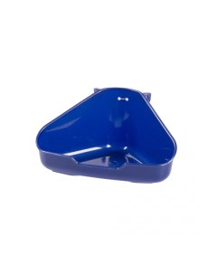 Туалет для мелких грызунов пластиковый угловой синий 1717106 DV Duvo+