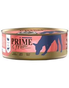 Влажный корм для взрослых собак индейка и телятина в желе 12 шт по 325 гр Prime meat