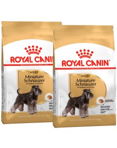 Сухой корм для собак Adult Miniature Schnauzer 2x3 кг Royal canin