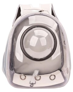 Рюкзак сумка переноска X777 для животных с вентиляцией серый Mypads