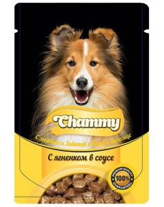 Влажный корм для собак ягненок в соусе 85 г Chammy