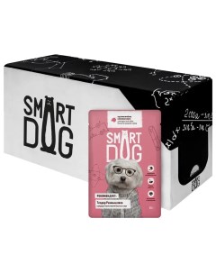 Влажный корм для собак Smart Dog ягненок в соусе для малых и средних пород 25шт по 85г Nobrand