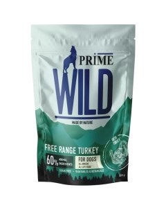 Сухой корм для собак GF Free Range с индейкой 500 г Prime wild
