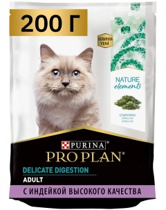 Сухой корм для кошек Purina Pro Plan Nature Elements с индейкой 200 г Pro plan veterinary diets