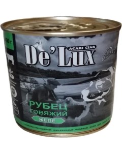 Консервы для собак DeLux Dog Human Grade Рубец говяжий в желе 400 г Acari ciar