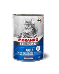 Консервы для кошек Professional с тунцом и лососем 3шт по 400г Morando