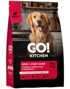 Сухой корм для собак для всех возрастов с ягненком 9 98 кг Go kitchen