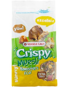 Сухой корм для хомяков и других грызунов Crispy Muesli Hamsters Co 400 г Versele-laga